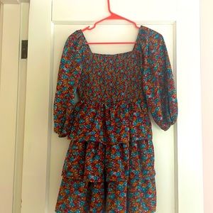 NWOT Long sleeve floral dress